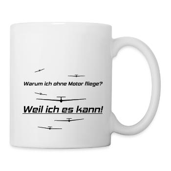 Segelflieger Segelfliegen Geschenk - Tasse - Weiß - Rechts