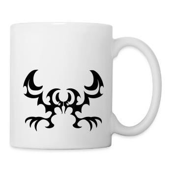 chauve souris - Mug blanc - blanc - Droite