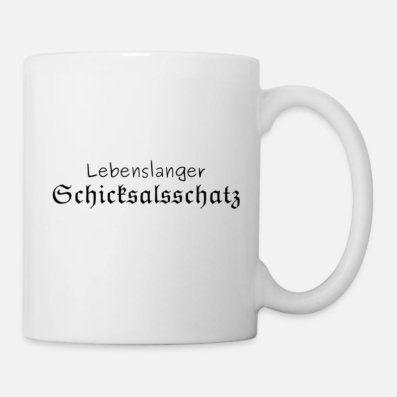 Lebenslanger Schicksalsschatz - Tasse - Weiß