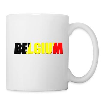 Belgium - Belgium soccer flag - Mug - white - Right