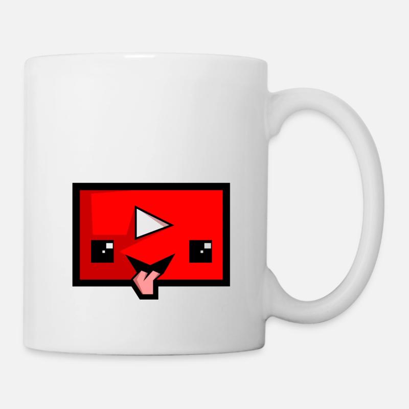 YOUTUBE - Mug blanc - blanc