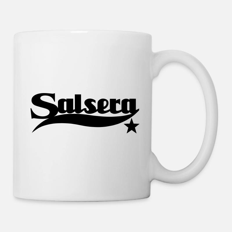 Salsera - Femme - Danseuse Salsa - Chemise Danse Salsa - Mug blanc - blanc