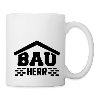 bau_herr_t1 - Mug blanc - blanc - Droite