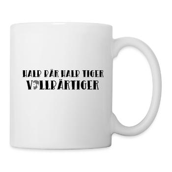 Bear tiger beard beard full bearded saying gift - Mug - white - Right