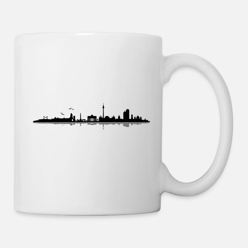 Berlin Skyline - Tasse - Weiß