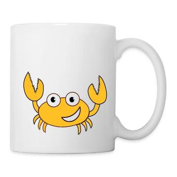 Krebs - Tasse - Weiß - Rechts