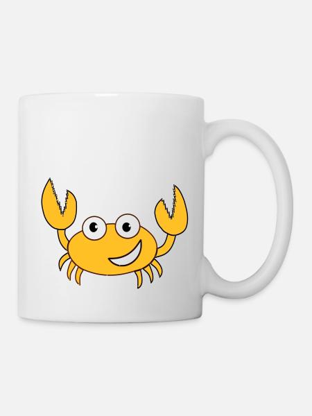 Krebs - Tasse - Weiß