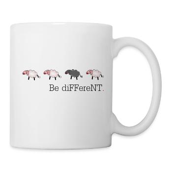 Be different Collection - Mug blanc - blanc - Droite