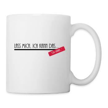 lass mich - Mug - white - Right