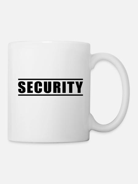 security__f1_ - Tasse - Weiß