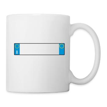 license plate Italy_g1 - Mug - white - Right