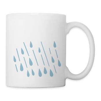 rain_drop jour de pluie - Mug blanc - blanc - Droite