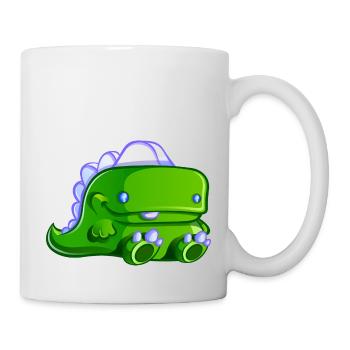 Rimbo le petit dinosaure - Mug blanc - blanc - Droite