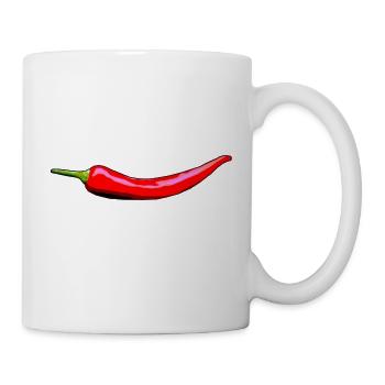 Chili - Tasse - Weiß - Rechts