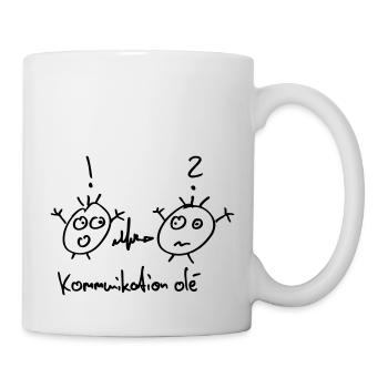 Kommunikation Olé - Tasse - Weiß - Rechts