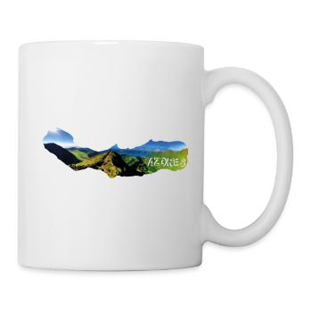 Azores Boca do Inferno Azoren Portugal Aussicht - Tasse - Weiß - Rechts