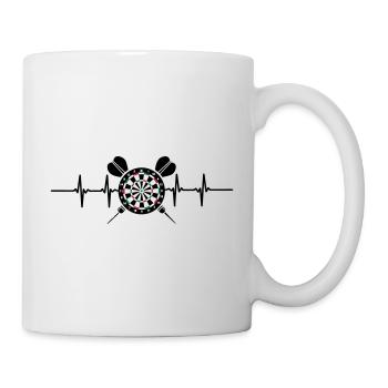 Heart Beat Darts - Mug - white - Right