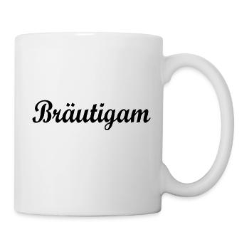 Bräutigam - Tasse - Weiß - Rechts