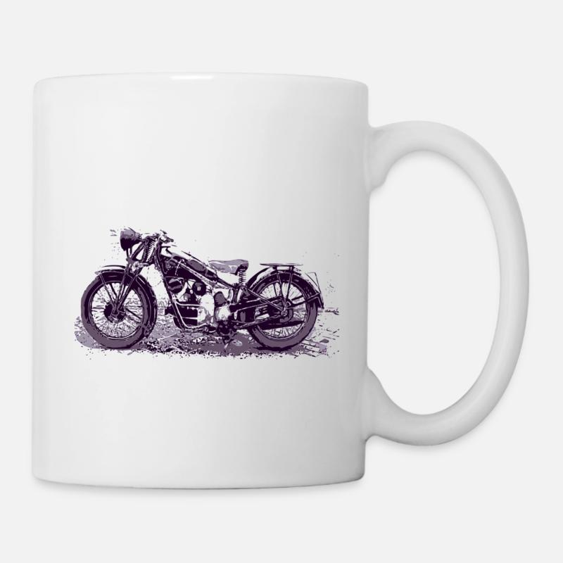 Moto Guzzi - Tasse - Weiß
