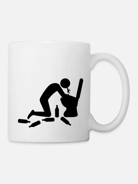 Vomit Toilette - Tasse - Weiß