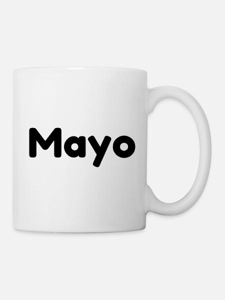 Couple chemise mayo ketchup - Mug blanc - blanc