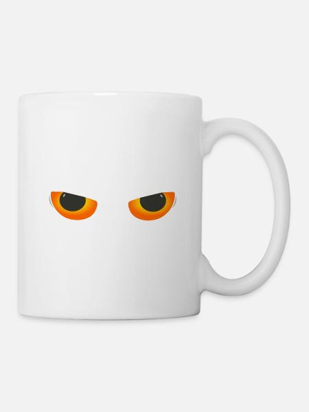 Böser Blick - Tasse - Weiß