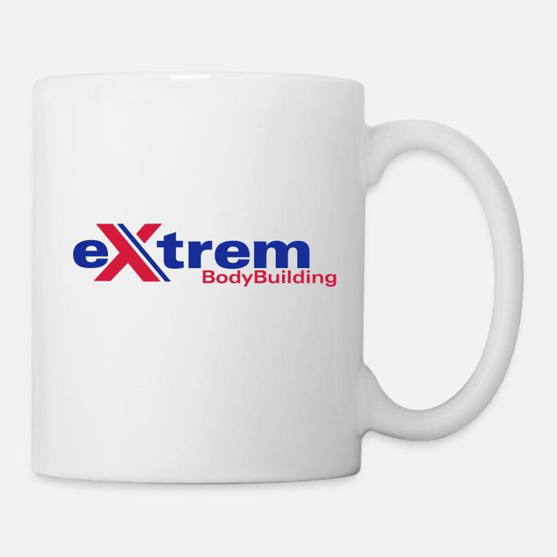 extrem-bodybuilding Logo - Tasse - Weiß