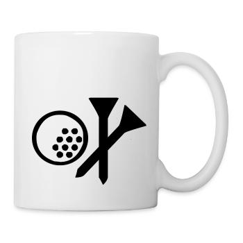 Golf Golf Ball Golf Course Golfer - Mug - white - Right