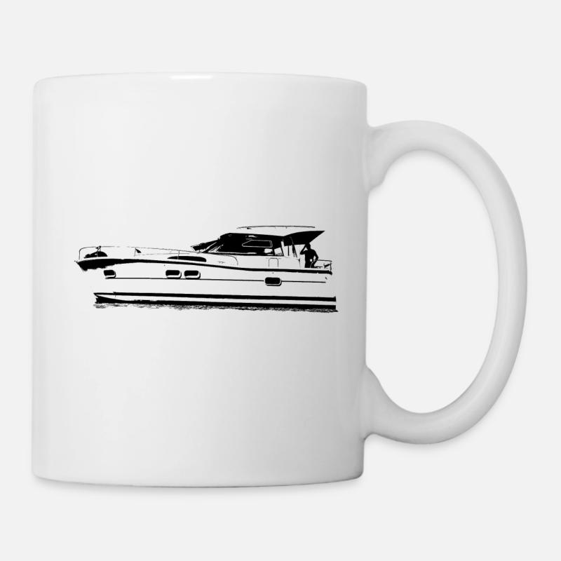 boot001 - Tasse - Weiß