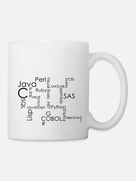 Langages de Programmation - Mug blanc - blanc