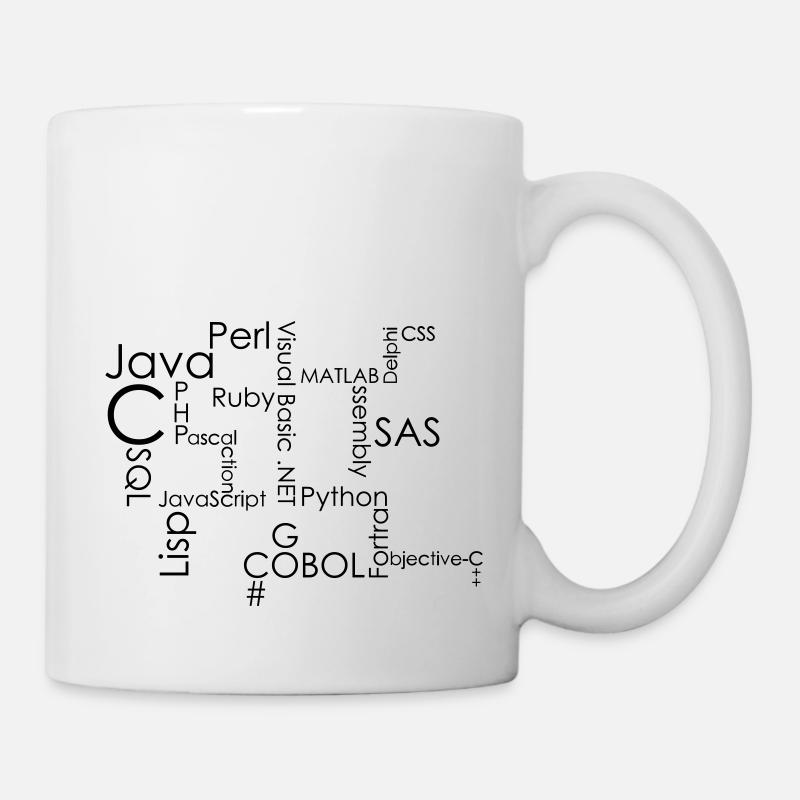 Langages de Programmation - Mug blanc - blanc