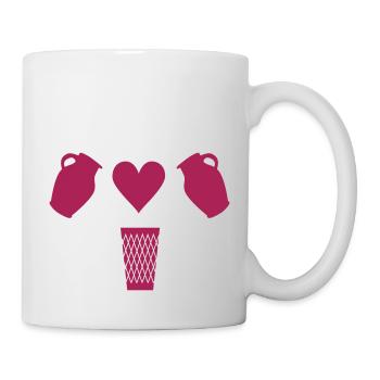 Bembel Love - Apfelwein und Geripptes - Tasse - Weiß - Rechts