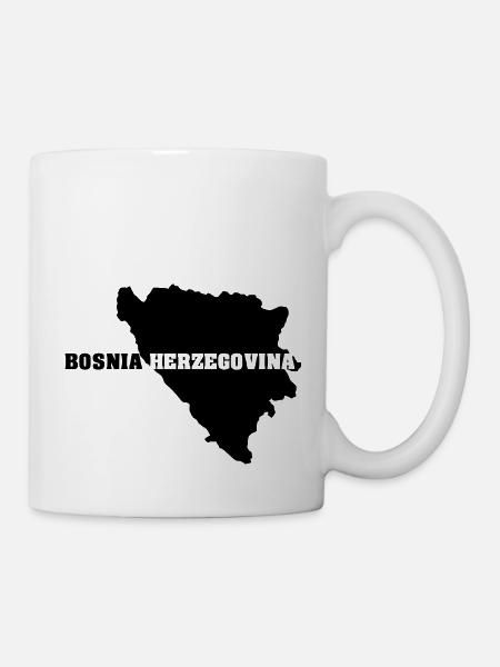 Bosnie-Herzégovine (ID: 002004) - Mug blanc - blanc