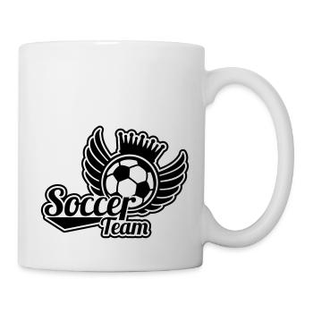 soccer_team_he1 - Mug blanc - blanc - Droite