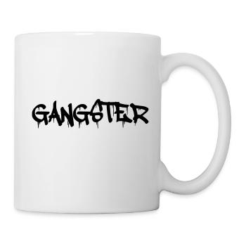 gangster - Tasse - Weiß - Rechts