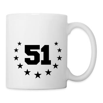 Number 51 Design - Mug - white - Right