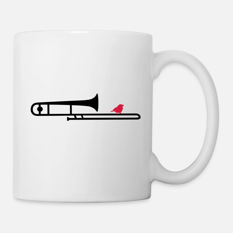 trombonebird - Mug - white