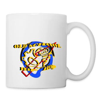 Old School Hip Hop - Tasse - Weiß - Rechts