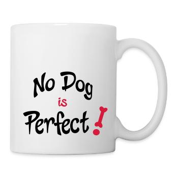 lustiger hund - Tasse - Weiß - Rechts
