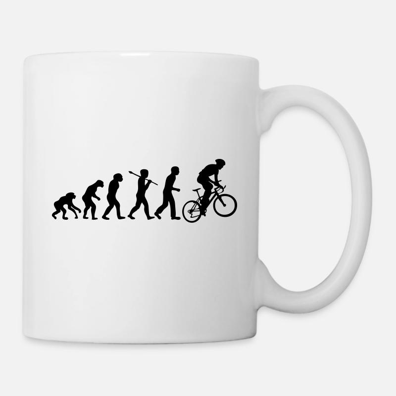 evolution mountain bike - Mug - white