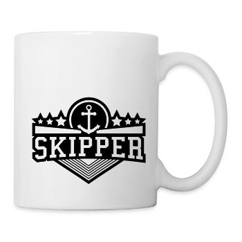 skipper_design_an1 - Mug blanc - blanc - Droite