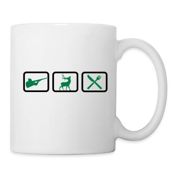 jagd - Tasse - Weiß - Rechts