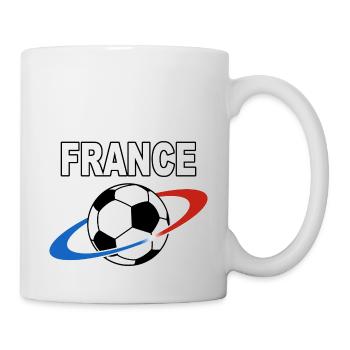 Fußball sport France - Tasse - Weiß - Rechts