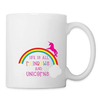 Rainbows & Unicorns - Mug - white - Right