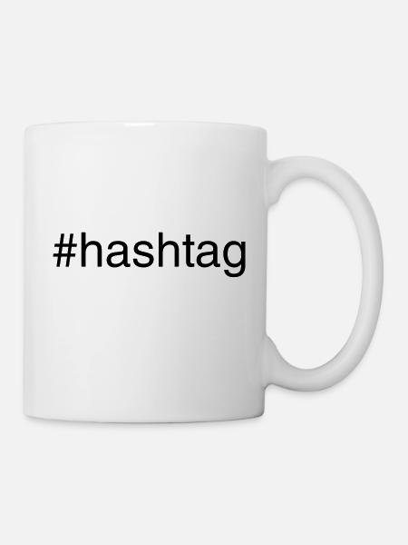 #hashtag - Mug - white