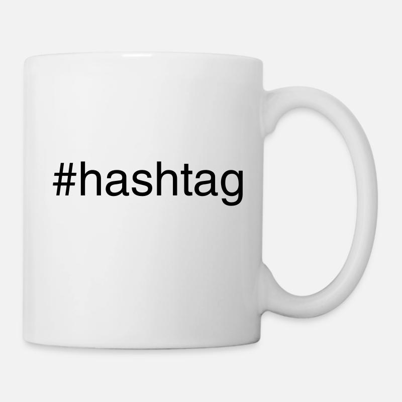 #hashtag - Mug - white