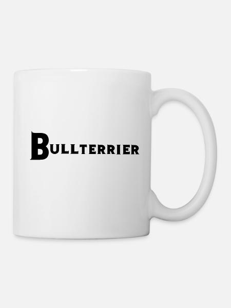 Bullterrrier - Tasse - Weiß