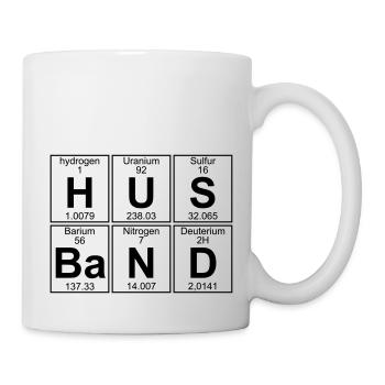 H-U-S-Ba-N-D (husband) - Mug - white - Right