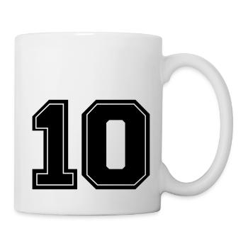 10number - Tasse - Weiß - Rechts