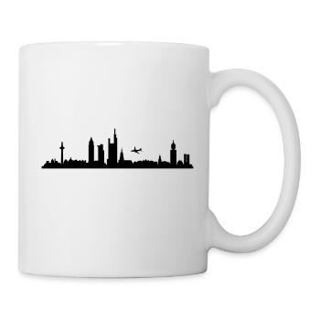 Skyline Frankfurt - Tasse - Weiß - Rechts
